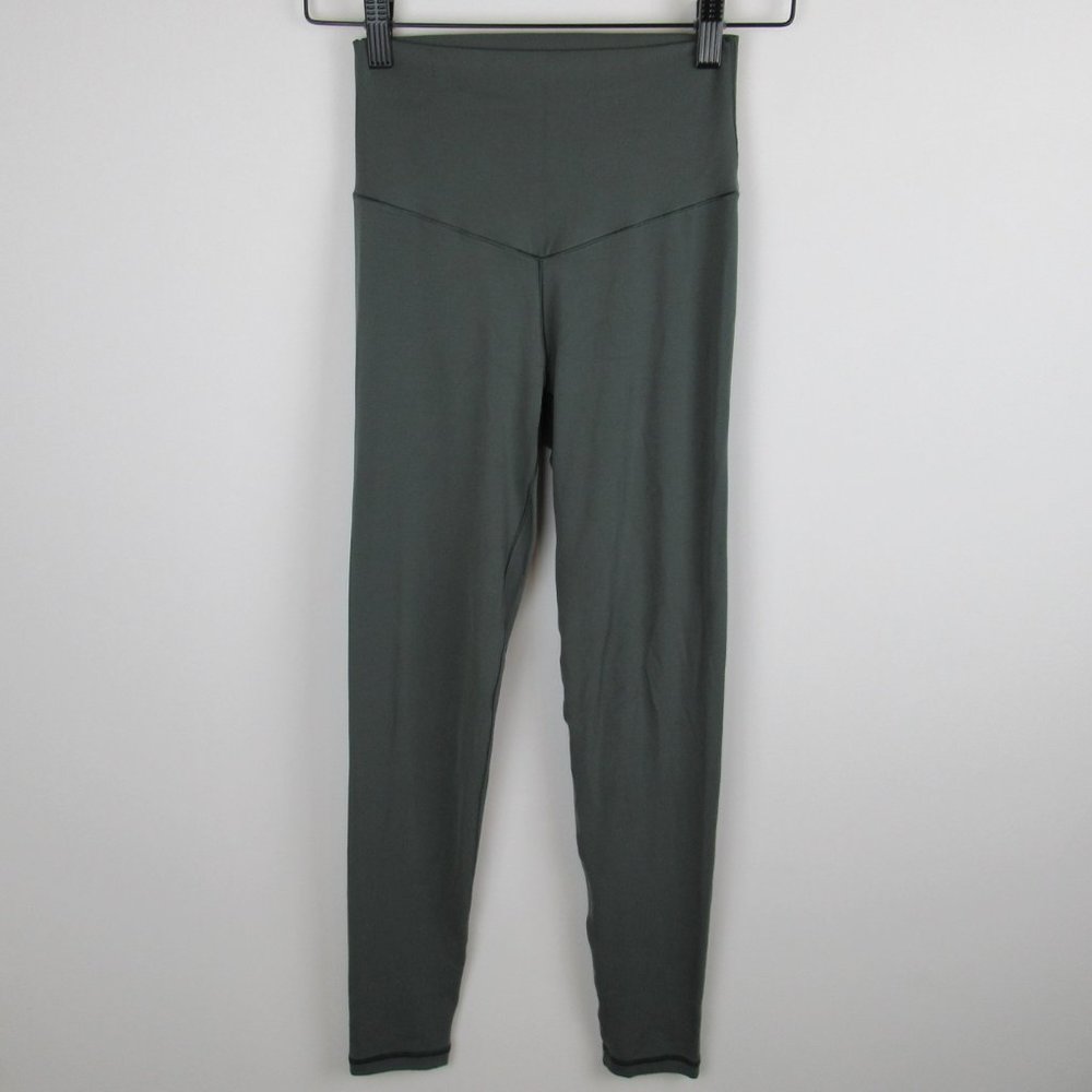 Aerie Chill Play Move Green High Rise Buttery Soft Leggings sz S